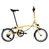 Skladací bicykel Brompton C Line 12Speed, Bumblebee Yellow/Bumblebee Yellow