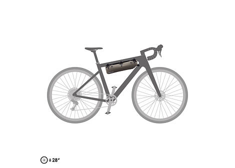Taška na rám Ortlieb Frame-Pack Toptube RC, čierna