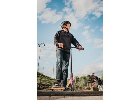 Kolobežka Rideoo Flyby Pro Street Freestyle, čierna