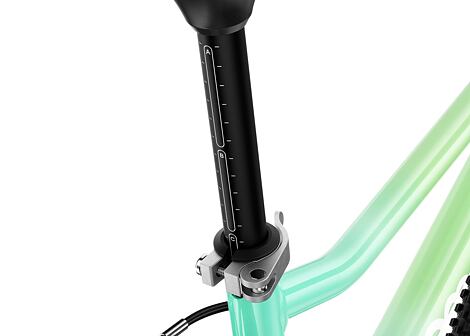 Detský bicykel Woom GO 3 Automagic Limited, Spearmint Crush