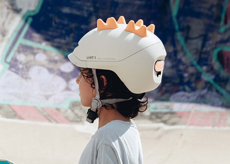 Detská prilba Unit 1 Sparky Slate Grey Kids