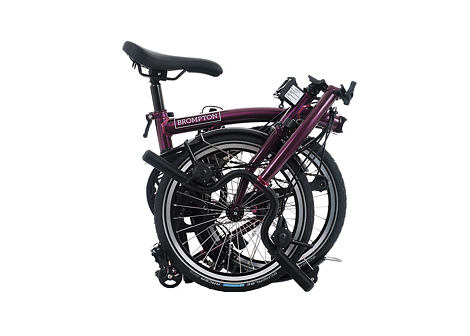 Skládací kolo Brompton C Line 12Speed, Amethyst Lacquer/Amethyst Lacquer
