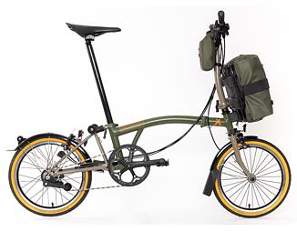 Skladací bicykel Brompton x Bear Grylls C Line Explore