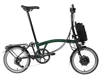 Skladací elektrobicykel Brompton Electric C Line, Racing Green