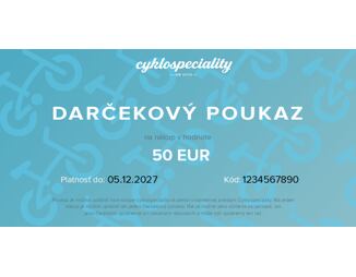 Darčekový poukaz 50 EUR