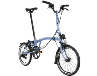 Skladací bicykel Brompton C Line, Cloud Blue