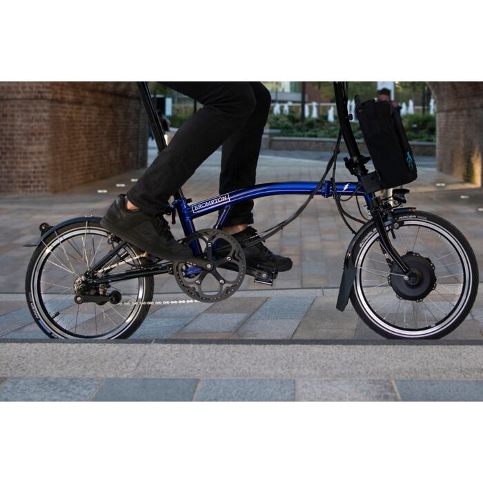 Skladací elektrobicykel Brompton Electric C Line, Matcha Green