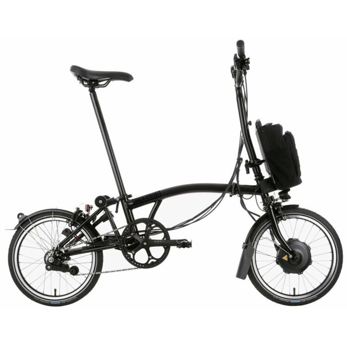 Skladací elektrobicykel Brompton Electric C Line, Black