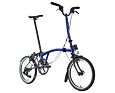 Brompton P-line Explore Black Edition, Bolt Blue
