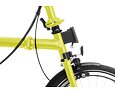Skladací bicykel Brompton C Line Black Edition, Yuzu Lime